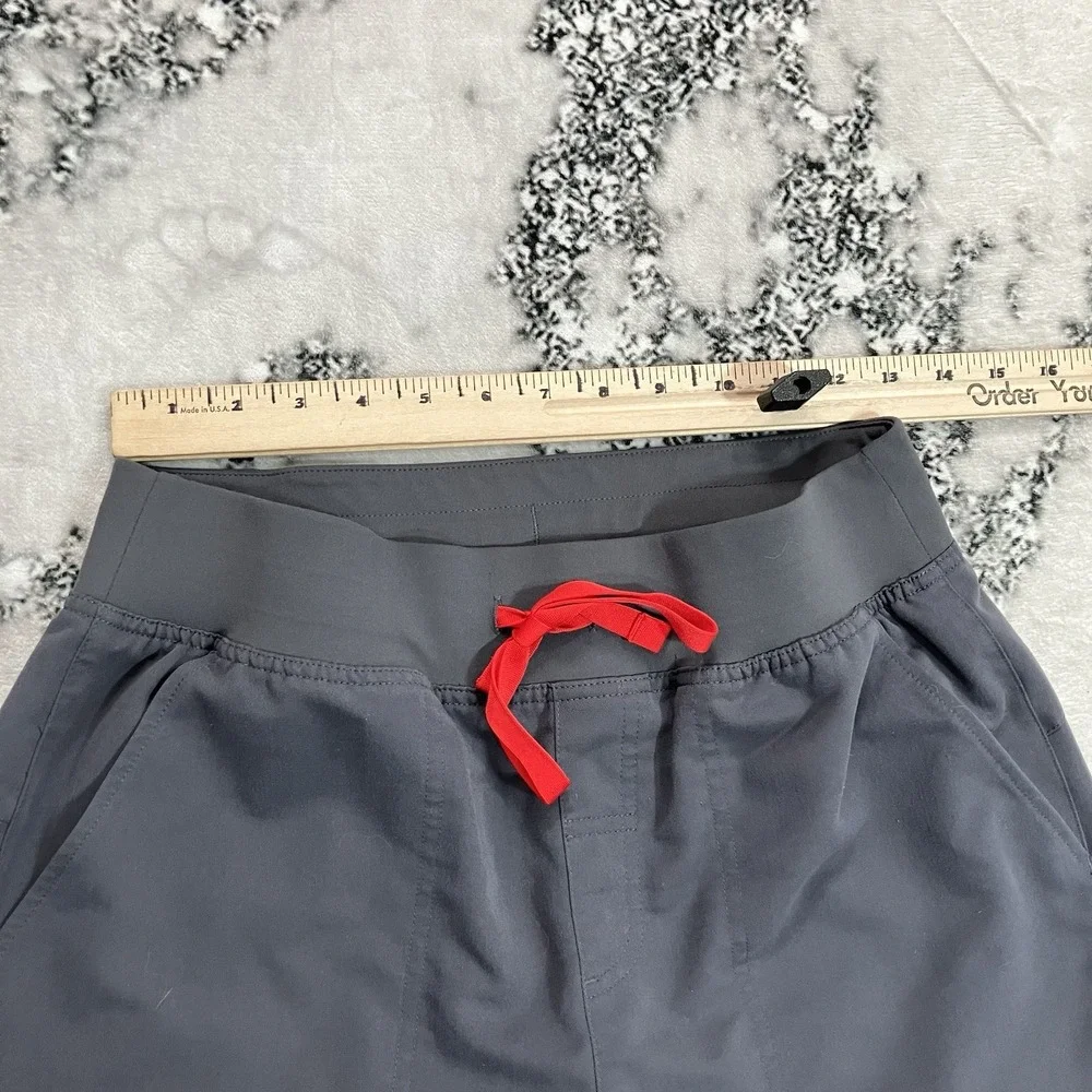 FIGS Graphite Yola Skinny Scrub Pants Drawstring Stretch Womens Size M Petite